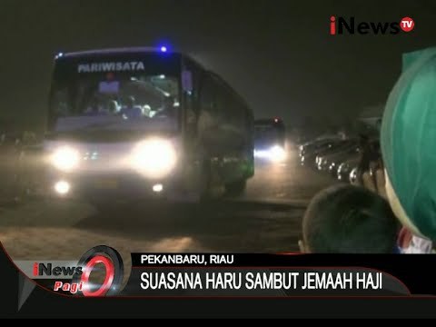 Suasana Haru Sambut Kepulangan Jemaah Haji Yang Tiba Di Pekanbaru, Riau - iNews Pagi 08/10