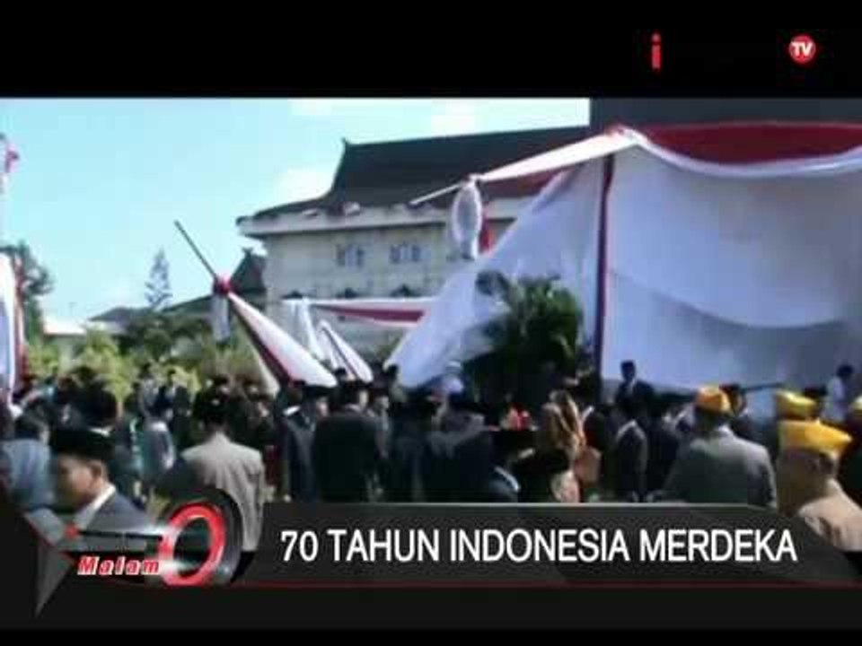Tenda Upacara HUT RI Ke-70 Ambruk Dikarenakan Angin Kencang Di Jambi - iNews Malam 18/08