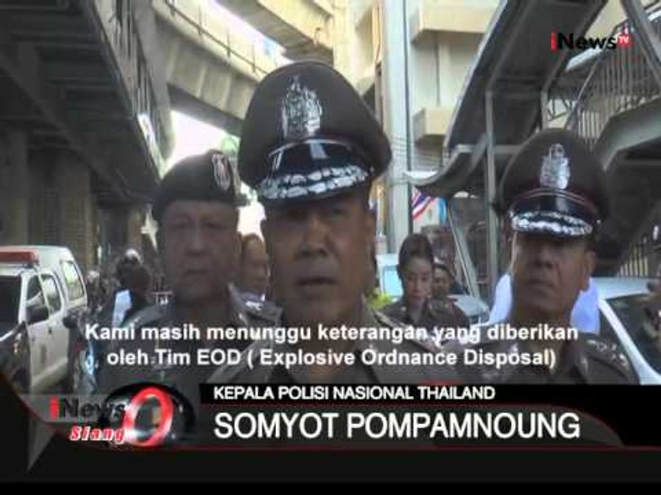 Polisi Thailand Masih Selidiki Pelaku Ledakan Bom - iNews Siang 18/08