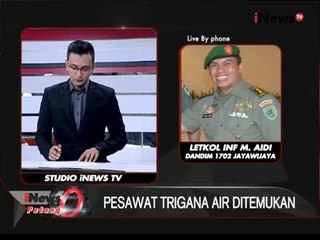 Live By Phone: Letkol Infantri M. Aidi Terkait Evakuasi Korban Trigana Air  - iNews Petang 18/08