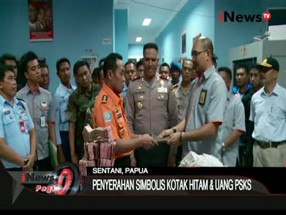 Basarnas Menyerahkan Kotak Hitam & Uang PSKS Kepada Tim KNKT - iNews Pagi 20/08
