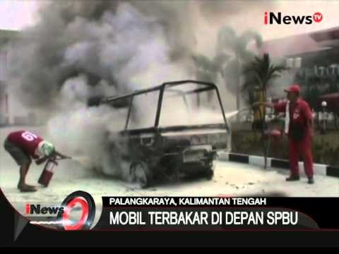 Mobil Terbakar Di Depan SPBU Palangkaraya, Pemilik Mobil Ketakutan - iNews Malam 23/08