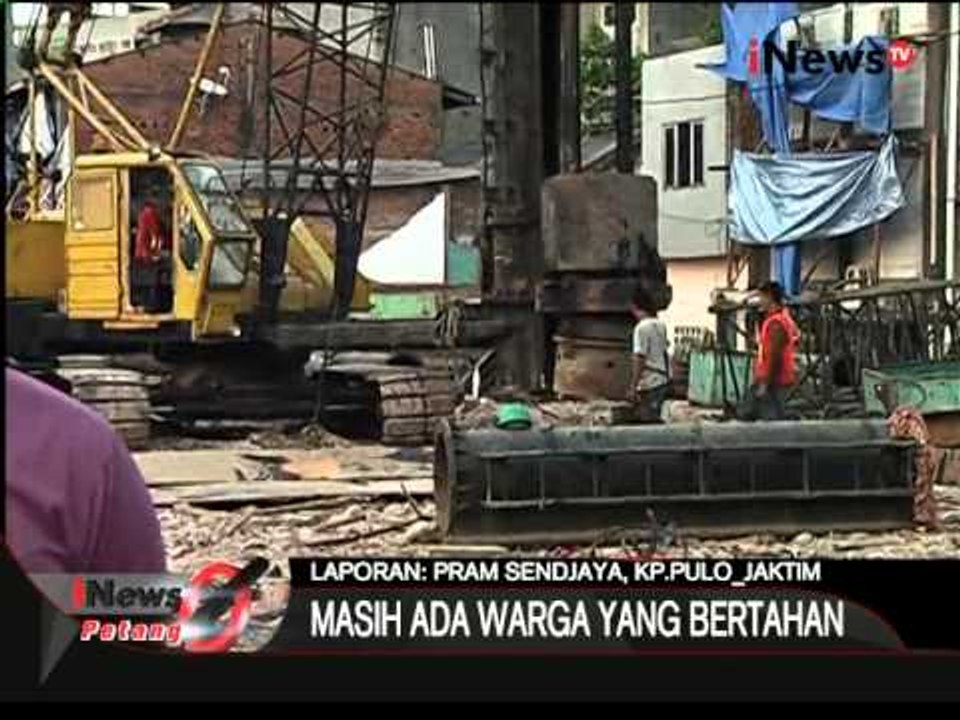 Live Report: Masih Ada Warga Kampung Pulo Yang Bertahan Disekitar Pembongkaran - iNews Petang 25/08