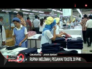 Industri Tekstil Kena Dampak Pelemahan Rupiah - iNews Malam 25/08