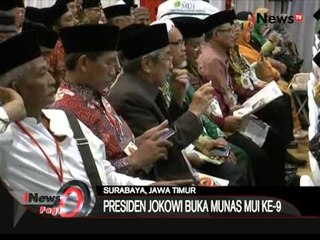 Munas MUI Di Surabaya, Presiden Jokowi Harapkan Islam Yang Wasatiyah - iNews Pagi 26/08