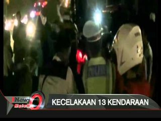 Kecelakaan Maut, 13 Kendaraan Terlibat Tabrakan Beruntun, 1 Orang Tewas - iNews Malam 26/08