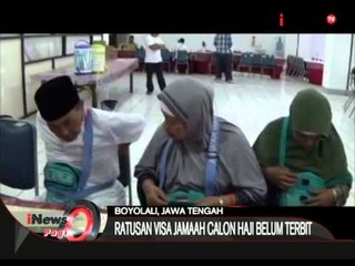 Belum Dapat Visa Jamaah Haji Boyolali, Ditampung Di Embarkasih Tanpa Kejelasan - iNews Pagi 27/08