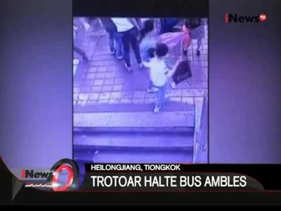Insiden Trotoar Ambles Di Heilongjiang, Tiongkok - iNews Malam 27/08