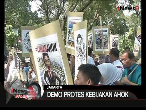 Demo Protes Kebijakan Ahok Terkait Penggusuran - iNews Siang 28/08