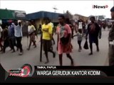 Korban Penembakan, Warga Geruduk Kantor Kodim, Timika, Papua - iNews Petang 28/08