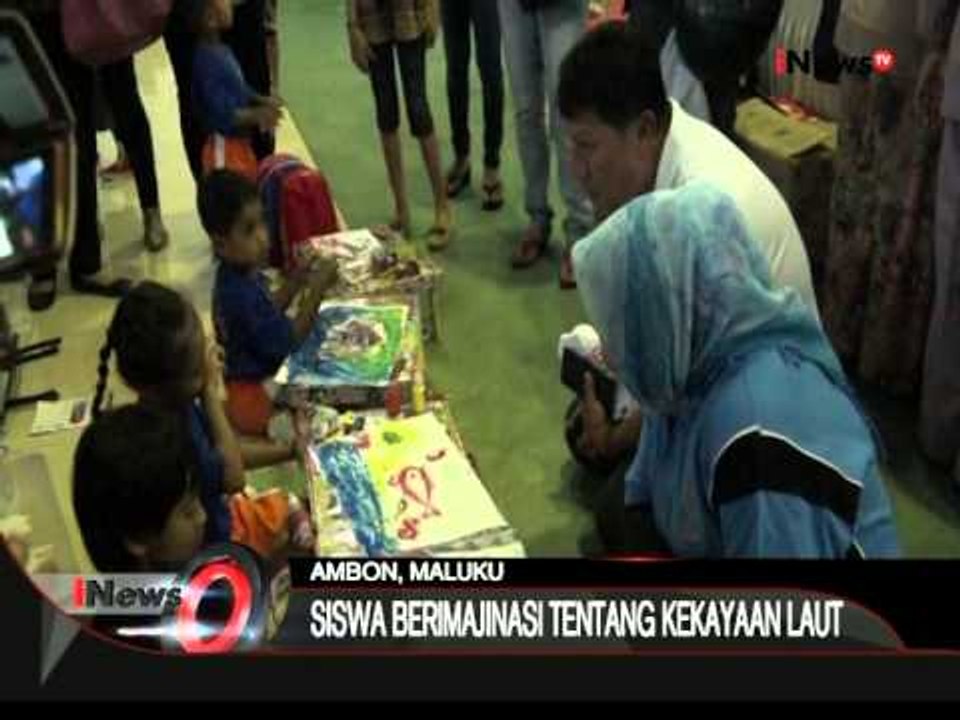Ratusan Anak Di Ambon, Ikuti Lomba Melukis Dan Mewarnai "Aku Cinta Maritim" - iNews Pagi 31/08