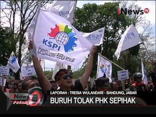 Live Report: T. Wulandari, Unjuk Rasa Buruh - Bandung - iNews Petang 01/09