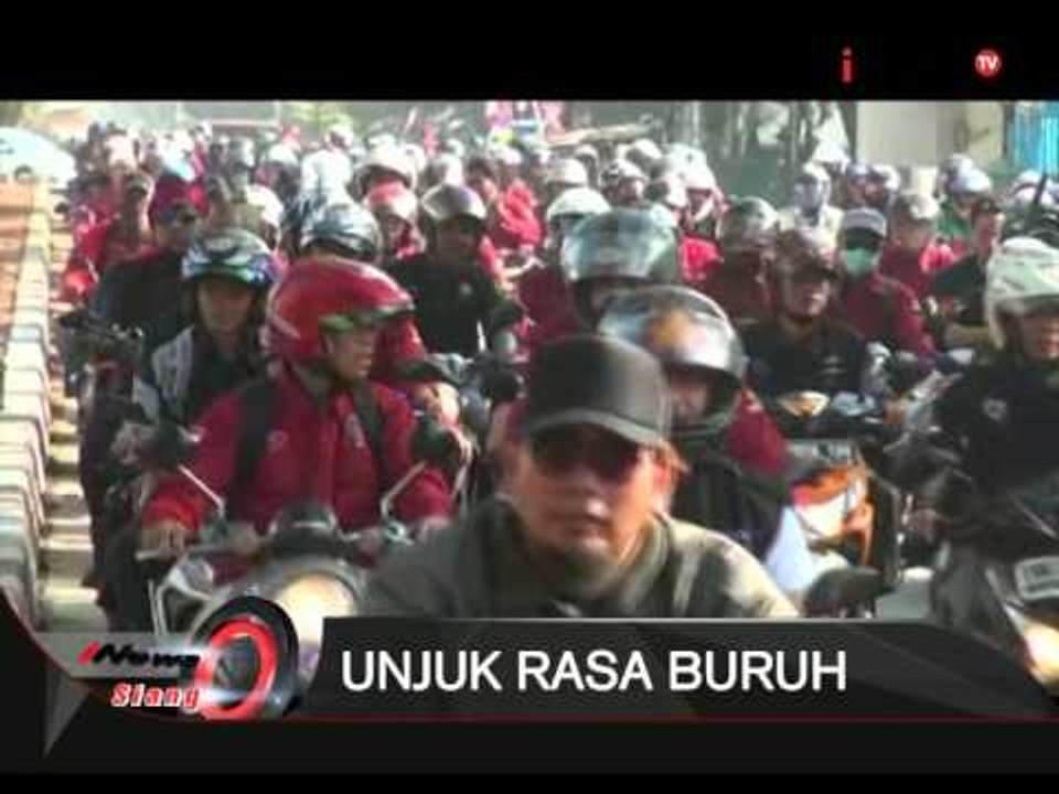 Hari Ini Ribuan Buruh Turun Ke Jalan Tolak Pemutusan Hubungan Kerja - iNews Siang 01/09