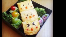 How to make easy chicken bento//Japanese Idea lunch box//キャラ弁//お弁当