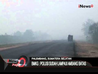Akibat Kebakaran Hutan, Kota Palembang Masih Diselimuti Asap - iNews Pagi 02/09