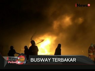 Kebakaran Pool Bus Transjakarta Tidak Ganggu Jadwal Operasi - iNews Petang 02/09