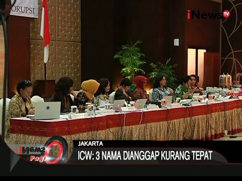 3 Nama Dianggap Kurang Tepat Untuk Calon Pimpinan KPK Menurut ICW - iNews Pagi 03/09