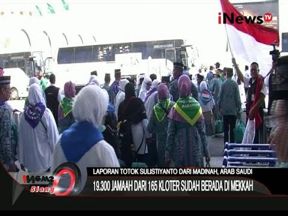 Live Repot: 19.300 Jemaah Haji 165 Kloter Sudah Berada Di Mekkah - iNews Siang 03/09