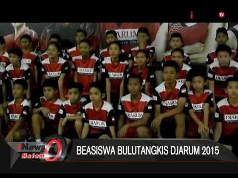 17 Atlet Muda Dapatkan Golden Tiket Beasiswa Bulutangkis Djarum 2015 - iNews Malam 03/09