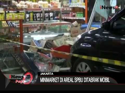 Minimarket Hancur Ditabrak Mobil Di Jakarta - iNews Pagi 04/09