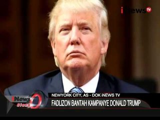 Polemik DPR Di Donald Trump - iNews Siang 07/09