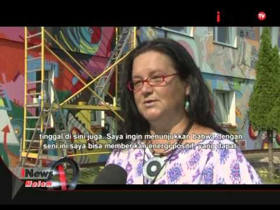 Kreatif !!! Dinding Rumah Dijadikan Kanvas Untuk Melukis - iNews Malam 07/09