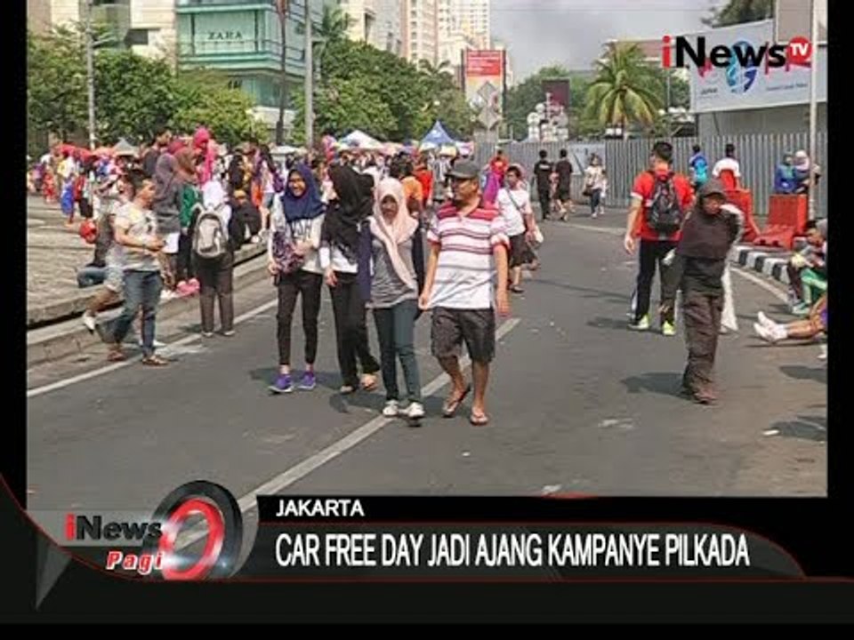 Pilkada 2015, Car Free Day Jadi Ajang Kampanye Pilkada - iNews Pagi 07/09