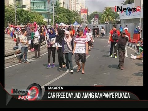 Pilkada 2015, Car Free Day Jadi Ajang Kampanye Pilkada - iNews Pagi 07/09