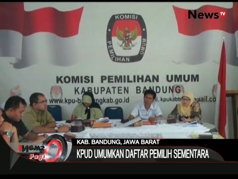 Pilkada 2015, KPUD Umumkan Daftar Pemilih Sementara - iNews Pagi 04/09