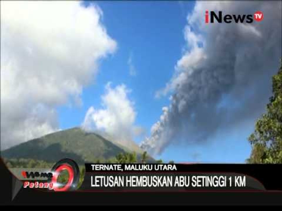 Erupsi Gunung Gamalama - iNews Petang 08/09