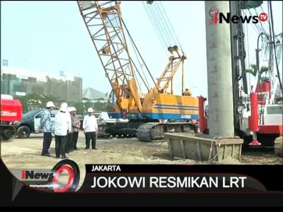 Pembangun LRT Sudah Diresmikan Oleh Presiden Jokowi - iNews Siang 09/09