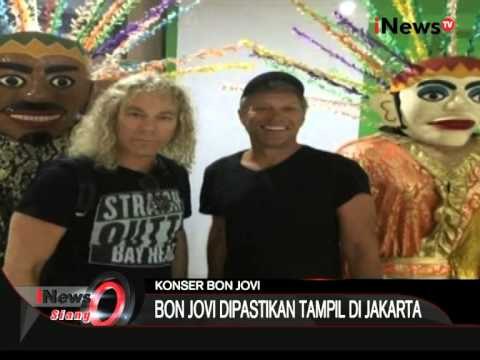 Konser Bon Jovi Siap Digelar Nanti Malam - iNews Siang 11/09