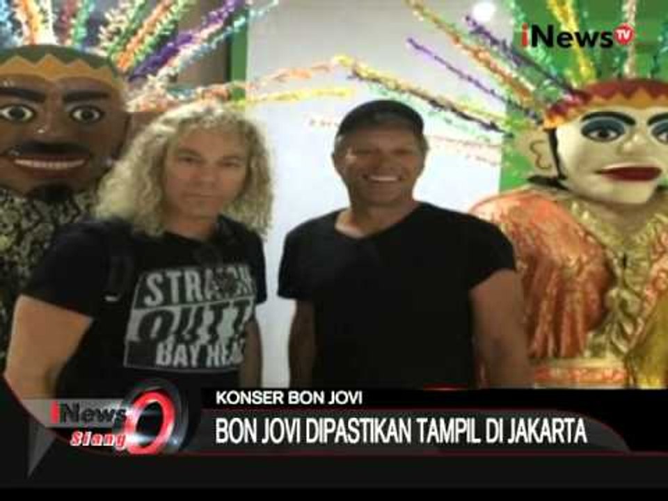 Konser Bon Jovi Siap Digelar Nanti Malam - iNews Siang 11/09