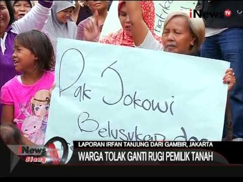 Live Report Irfan Tanjung: Warga Tolak Penggusuran Rumah Di Kecamatan Gambir - iNews Siang 11/09