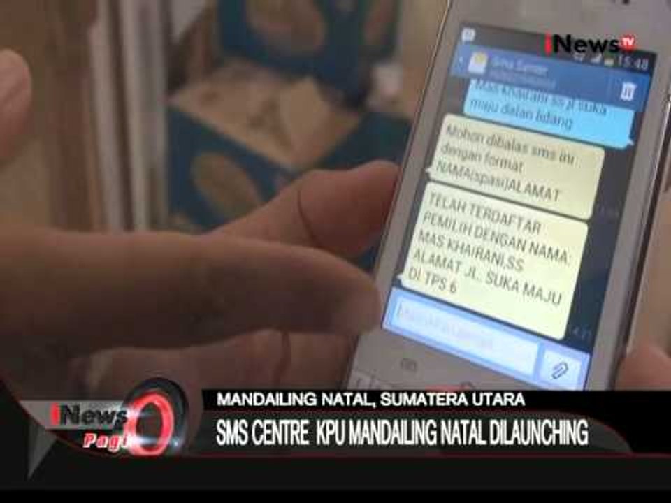 KPUD Buka Layanan SMS Center Untuk Informasi Seputar Pemilih Pada Pilkada - iNews Pagi 14/09