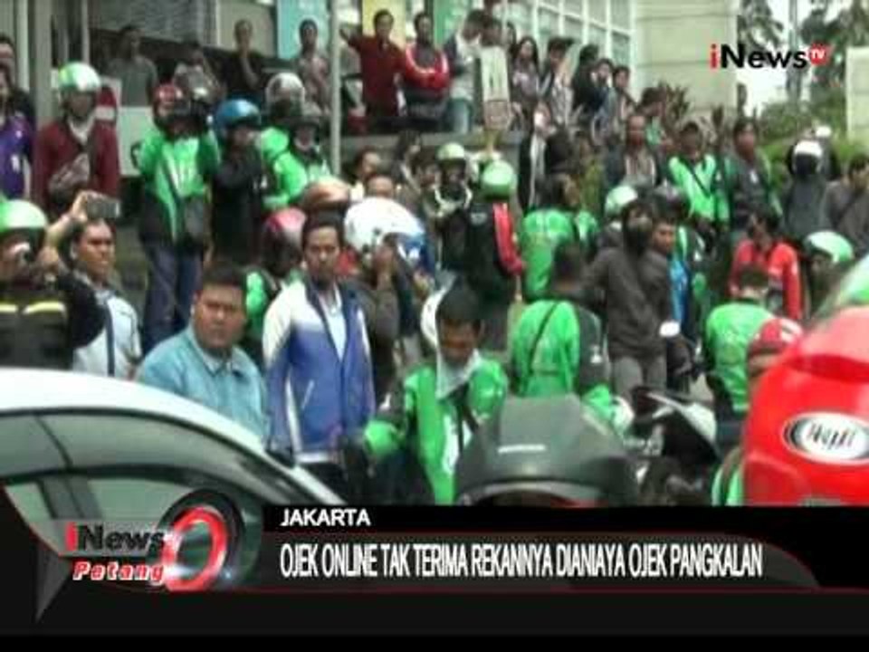Perseteruan Ojek Online VS Ojek Pangkalan, Ojek Online Lakukan Sweeping - iNews Petang 11/09
