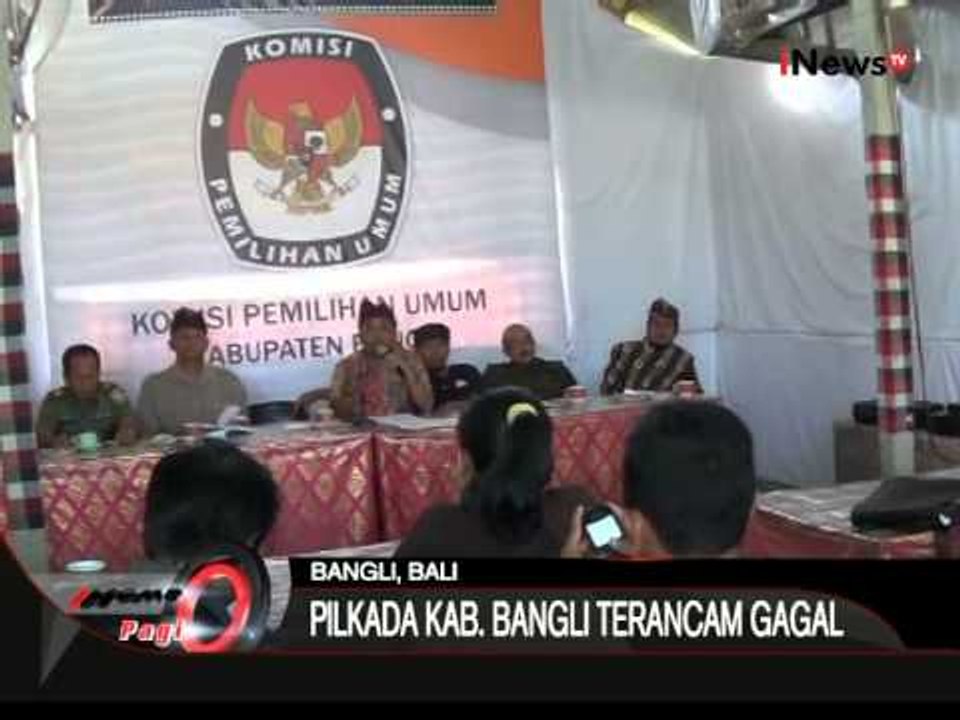 Pilkada Terancam Gagal Di Bangli, Bali - iNews Pagi 14/09