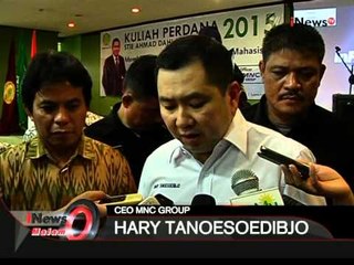 Hary Tanoesudibjo Tularkan Semangat Wirausaha  - iNews Malam 13/09