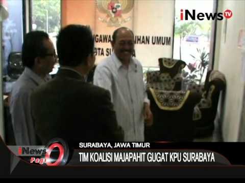 Pilkada 2015, Tim Koalisi Majapahit Gugat KPU Surabaya - iNews Pagi 15/09