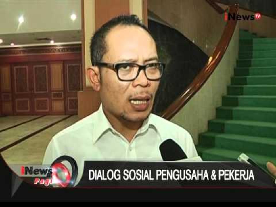 Kementerian Ketenagakerjaan Usulkan Dialog Sosial Pengusaha Dan Pekerja - iNews Pagi 15/09
