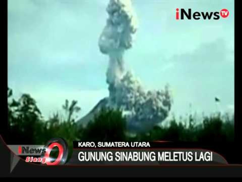 Gunung Sinabung Meletus Lagi - iNews Siang 15/09