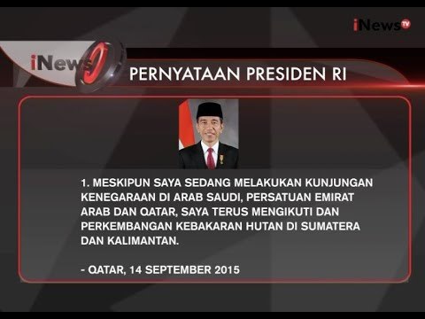 Inilah Ultimatum Presiden Terkait Kebakaran Hutan Di Sumatera Dan Kalimantan - iNews Malam 15/09