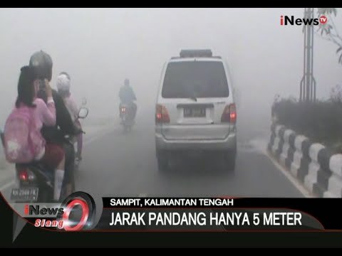 Asap Makin Tebal, Kota Sampit Nyaris Hilang Ditengah Kabut Asap - iNews Siang 15/09