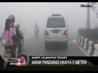 Asap Makin Tebal, Kota Sampit Nyaris Hilang Ditengah Kabut Asap - iNews Siang 15/09