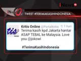Inilah Sindiran Warga Malayasia Dengan #TERIMAKASIHINDONESIA - iNews Pagi 17/09