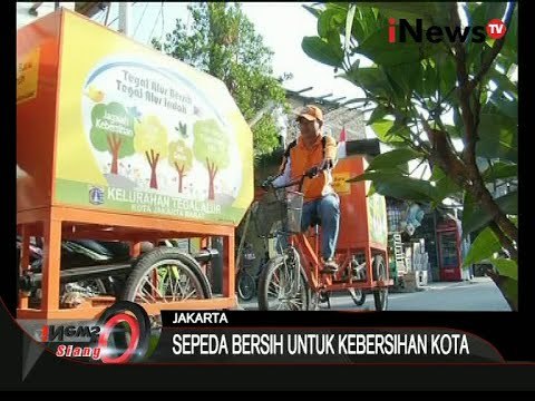 Sepeda Pengangkut Sampah Yang Bernama Sepeda Bersih - iNews Siang 17/09