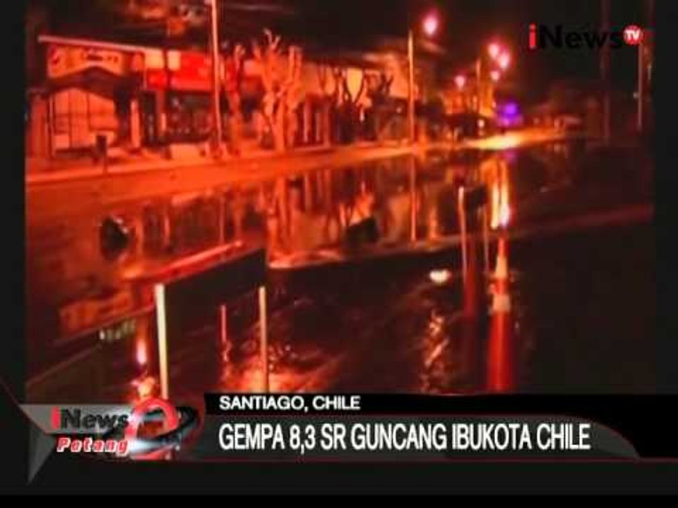 Chile Di Guncang Gempa 8,3 SR Dan Berpotensi Sunami, Puluhan Warga Terluka - iNews Petang 17/09