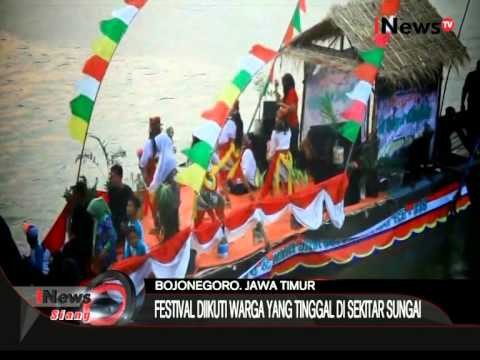 Beginilah Festival Perahu Hias Di Sungai Bengawan Solo - iNews Siang 21/09
