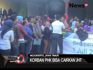 Ratusan Warga Berebut Antre Formulir JHT Di Mojokerto, Jawa Timur - iNews Siang 21/09