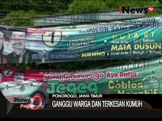 Warga Ponorogo Terganggu Dengan Alat Praga Kampanye Yang Terkesan Kumuh - iNews Pagi 22/09